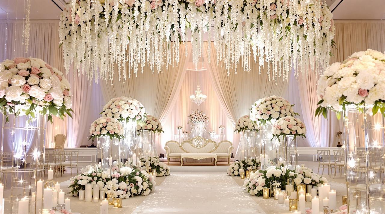 某女明星婚礼现场照片流出：豪华程度令人咋舌